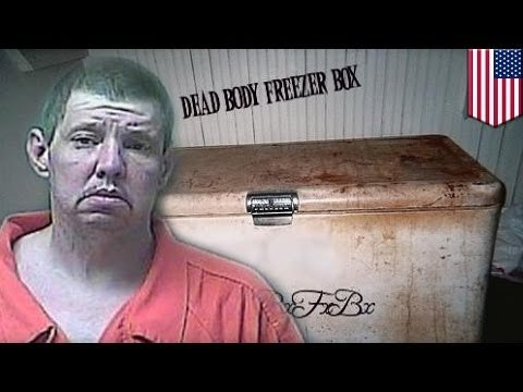 Mężczyzna ukrywa ciało kobiety w zamrażarce.