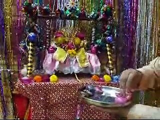 Shree Krishna Janmotsav 2013 - Shardaba nu Mandir ,VVNagar, Gujarat, India