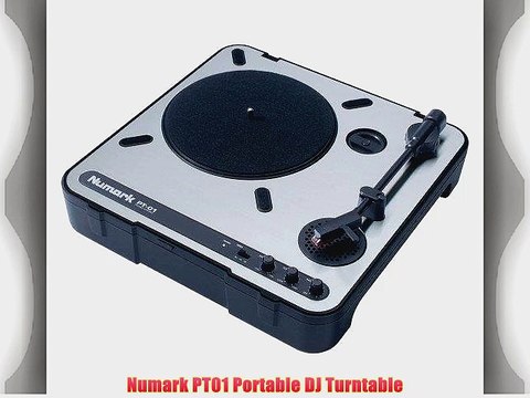 Numark PT01 Portable DJ Turntable