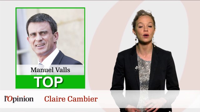 Le Top Flop : Manuel Valls effectue un bond de popularité de 8 points / François Rebsamen cède aux féministes et amendera sa loi sur le dialogue social