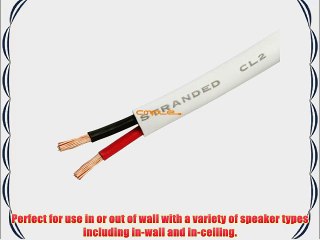 Download Video: 12AWG CL2 Rated 2 Conductor Loud Speaker Cable 500ft For In-Wall Installation