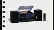 Jensen JTA980B J3-Speed Turntable with 2 CD AM/FM and Cassette Record Vinyl Records