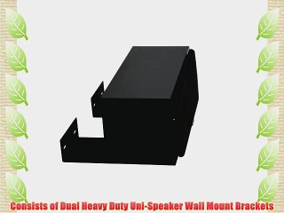 Heavy Duty Wall Mount Brackets for Bookshelf Speakers and Center Channel Spea...