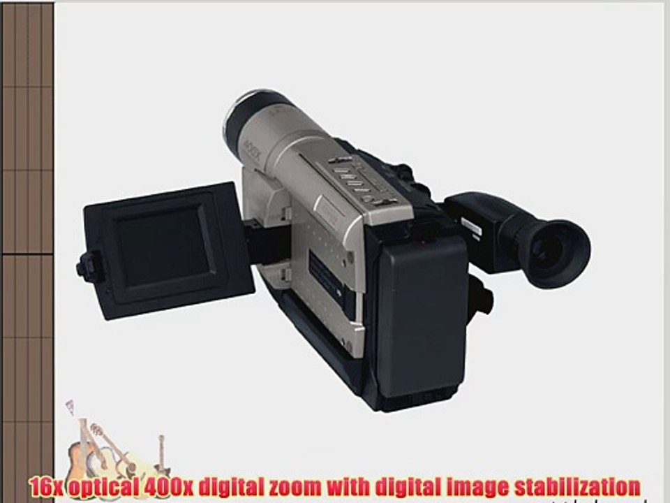 RCA CC6374 VHS-C Camcorder 400x Zoom with 2.5 LCD