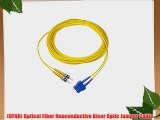 NTW NL-ST/SC-33SDR ST/SC Singlemode Duplex 9/125 Optical Fiber Nonconductive Riser Jumper Cable