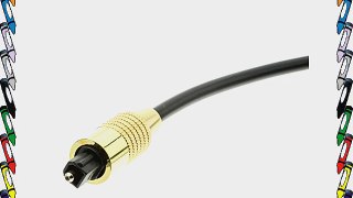 GadKo Premium Grade Digital Audio Toslink Fiber Optic Cable 5mm 25 foot
