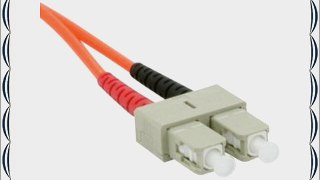 C2G / Cables to Go 09168 SC/SC Duplex 62.5/125 Multimode Fiber Patch CableOrange (15 Meter/49.21