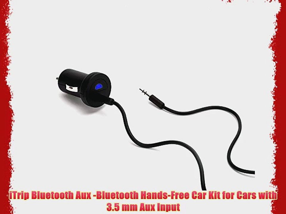 iTrip Bluetooth Aux -Bluetooth Hands-Free Car Kit for Cars with 3.5 mm Aux Input