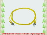 NTW NL-ST/ST-10SDR ST/ST Singlemode Duplex 9/125 Optical Fiber Nonconductive Riser Jumper Cable