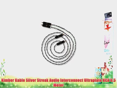 Kimber Kable Silver Streak Audio Interconnect Ultraplate RCA 0.5 Meter