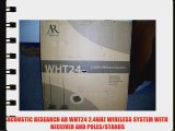 ACOUSTIC RESEARCH AR WHT24 2.4GHZ WIRELESS SYSTEM WITH RECEIVER AND POLES/STANDS
