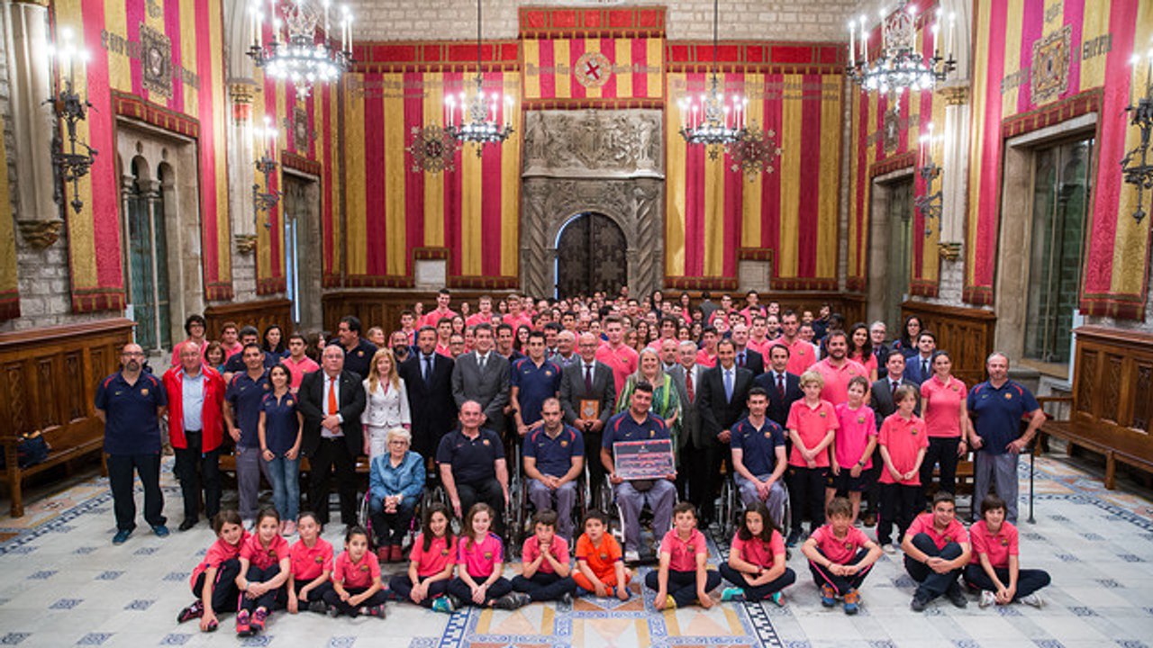 Reconocimiento del Ayuntamiento de Barcelona a las secciones amateurs