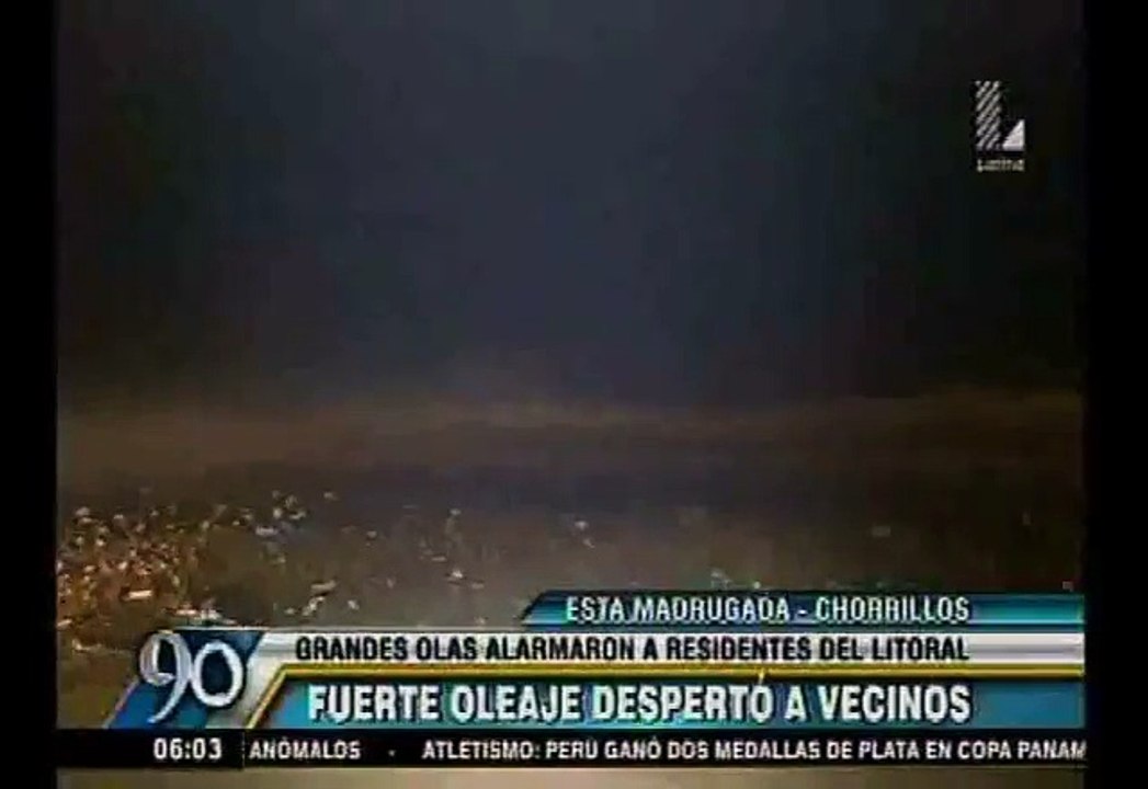 Chorrillos: Grandes olas causan alarma en playas La Chira y La Herradura [Videos]