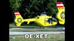 Eurocopter EC135 (HA-ECA, OE-XET) high speed low pass in formation