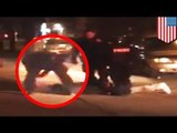 Police brutality caught on camera: Buffalo suspect beat by cops after traffic stop drug bust
