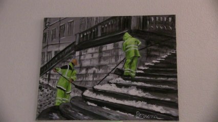 Les travailleurs de la ville en peinture à la Maison des Associations