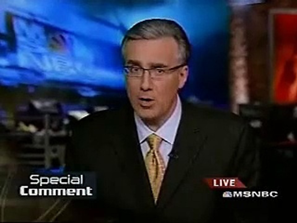 Olbermann's special commentary on Clinton vs Fox