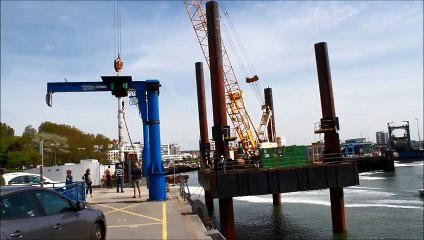 Travaux de réfection du quai des paquebots à Boulogne-sur-Mer