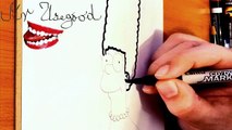 How to draw Marge Simpson Easy | The Simpsons characters | SPEED ART | Cool Easy stuff