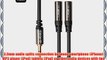 GearIt (5-Pack) 3.5mm Splitter Audio Cable (6 Feet / 1.8 Meters) - 3.5mm Male to 2 Female Extension