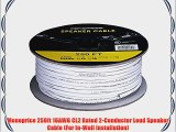 Monoprice 250ft 16AWG CL2 Rated 2-Conductor Loud Speaker Cable (For In-Wall Installation)
