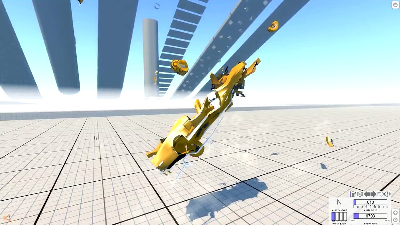 BeamNG.Drive | #1 - FASTEST CARS DESTROYED, OBSTACLES / STUNTS!