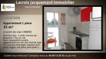 Location - appartement - Le pont-de-claix - 35m²