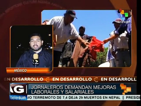 San Quintín: jornaleros continúan movilizaciones y aguardan respuestas