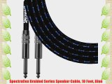 Spectraflex Braided Series Speaker Cable 10 Foot Blue