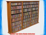 Venture Horizon 50 Inches Regular Triple Malls Stores Media CD DVD Storage Rack Tower Dark