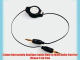 Neewer? 50x Retractable 3.5mm Aux Auxiliary Male to Male Audio Cord for 3.5 mm Headphone Jack