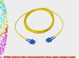 NTW NL-SC/SC-15SDR SC/SC Singlemode Duplex 9/125 Optical Fiber Nonconductive Riser Jumper Cable