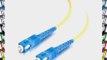 C2G / Cables to Go 34855 SC/SC Plenum-Rated Simplex 9/125 Single-Mode Fiber Patch Cable Yellow