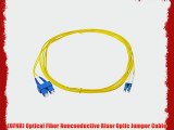 NTW NL-SC/LC-10SDR SC/LC Singlemode Duplex 9/125 Optical Fiber Nonconductive Riser Jumper Cable
