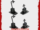 VideoSecu 2 Pairs of Universal Wall Ceiling Audio Speaker Mount for Home Theater Speaker -