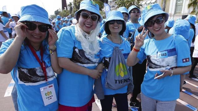 Boss takes 6400 employees on all expenses paid trip to France