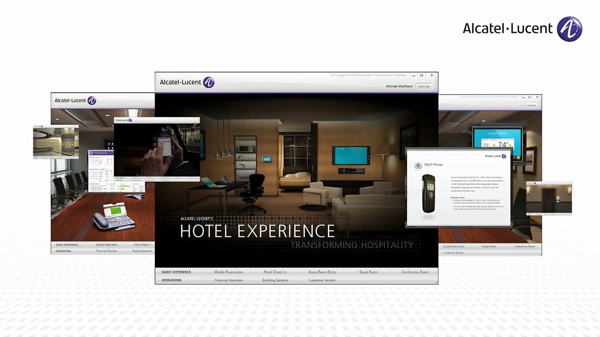 ⁣Hotel Experience - Alcatel-Lucent Virtual Hotel