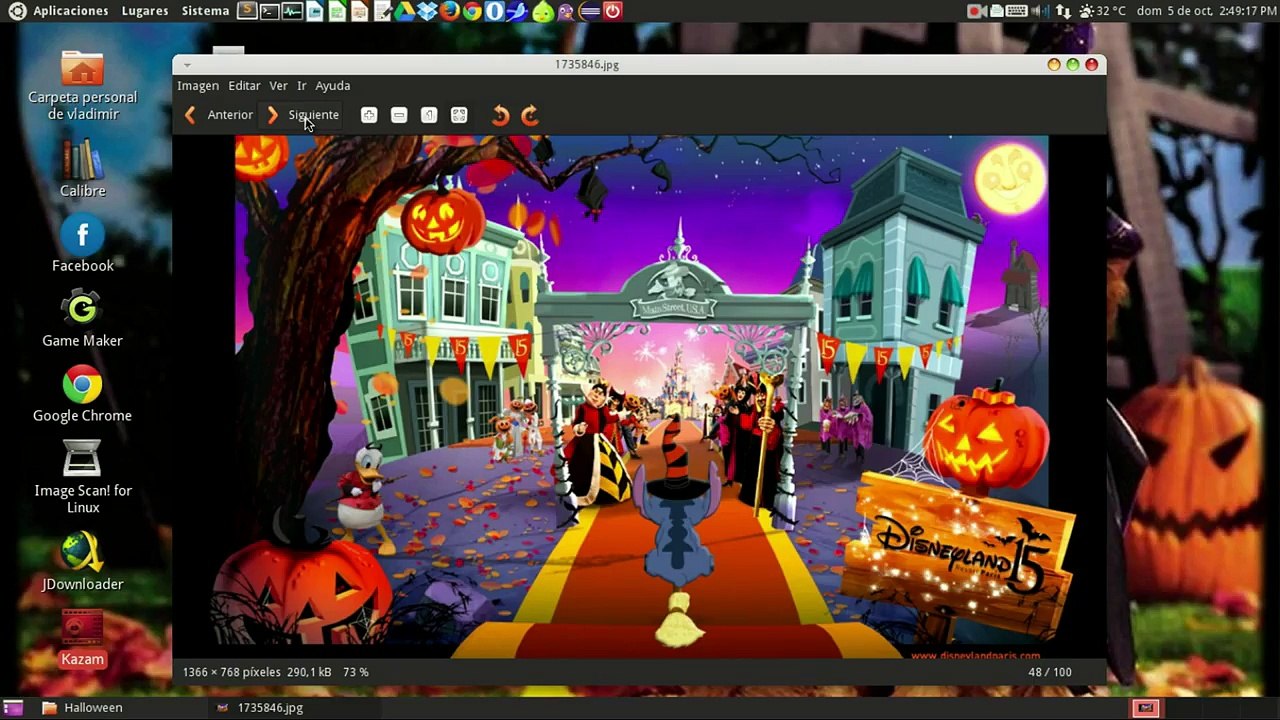 Pack Wallpapers Halloween (1366 x 768).