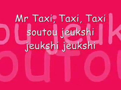Snsd Mr Taxi Lyrics Video Dailymotion