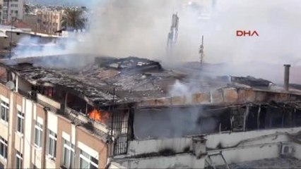 Mersin - İş Merkezinde Korkutan Yangın