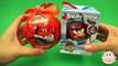 Disney Planes & Angry Birds Surprise Eggs Christmas Candy Toys Kinder Ornaments Opening + Unwrapping