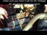 How to check battery voltage, alternator voltage, and load test voltage  with a multimeter