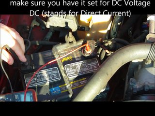 How to check battery voltage, alternator voltage, and load test voltage  with a multimeter