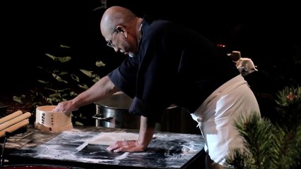 Soba Master Tatsuru Rai demonstrates his craft