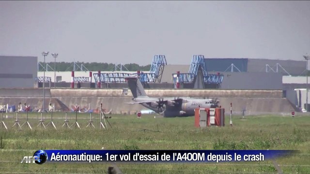 L'A400M entreprend son premier vol d'essai depuis le crash