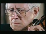 Rostropovich plays the Sarabande from Bach's Cello Suite # 1