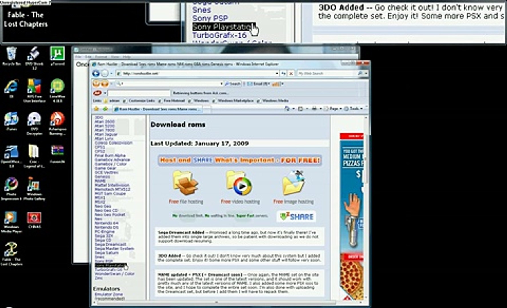 play burned ps1 games