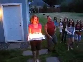 Birthday Cake Blowout Gone Wrong!