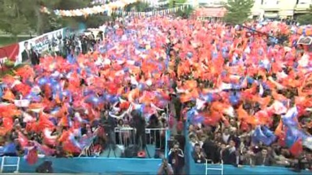 Burdur - Başbakan Davutoğlu Partisinin Burdur Mitinginde Konuştu 1