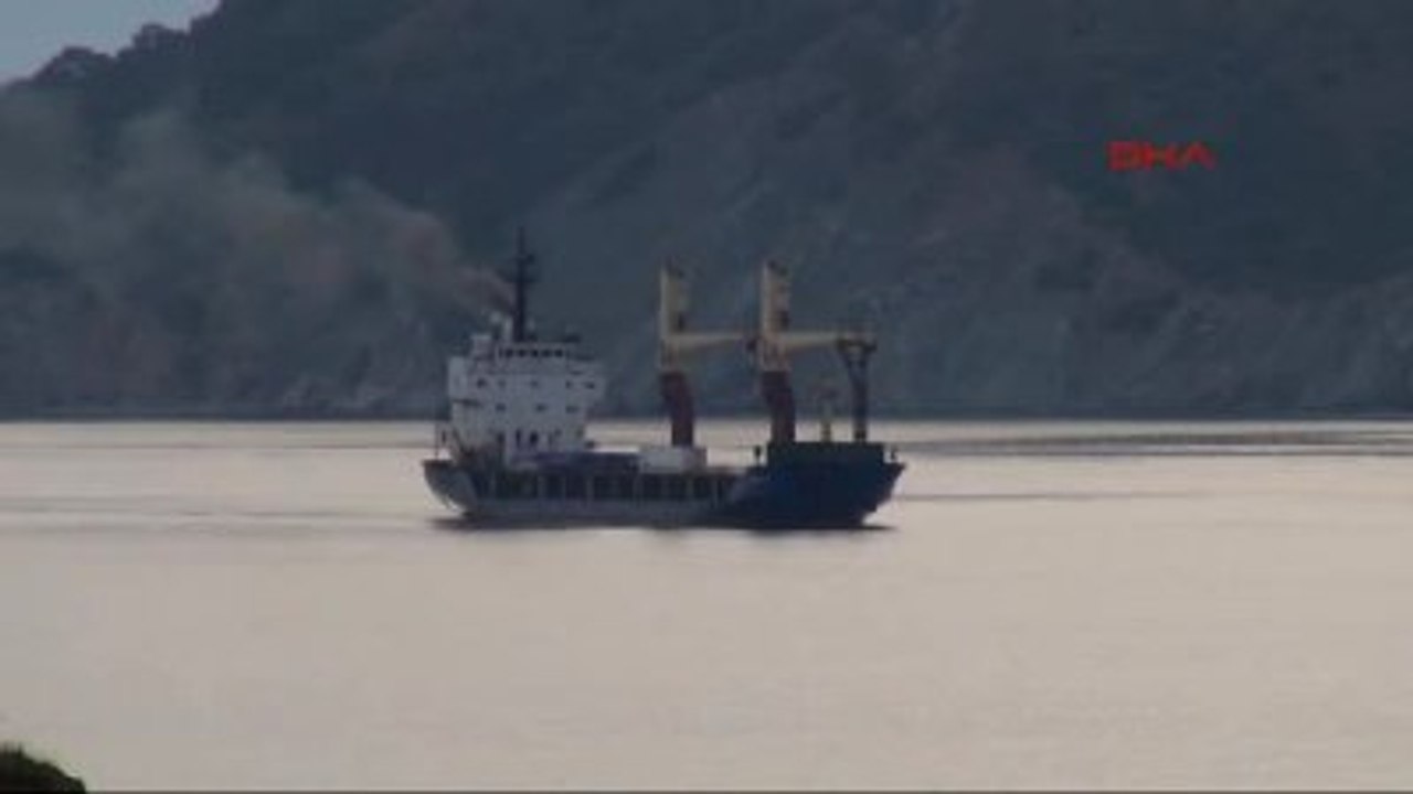 Fethiye - Libya'da Saldırıya Uğrayan Gemi Fethiye Körfezi'nde -2